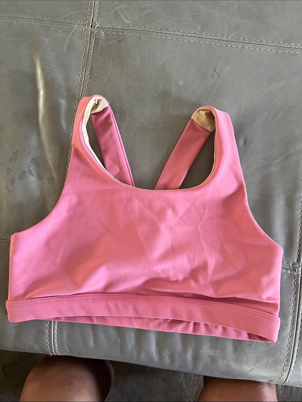 Kids size XL Old  Navy Pink Crossback Sports Bra - Soft Rose